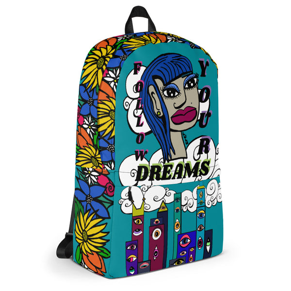 Follow Your Dreams Backpack by Artysta LuLu