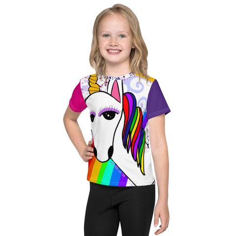 Unicorn Kids crew neck t-shirt