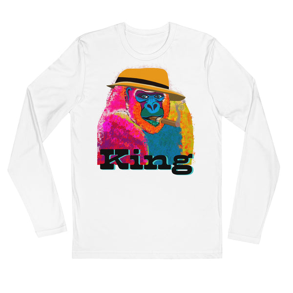 King Long Sleeve Fitted Crew