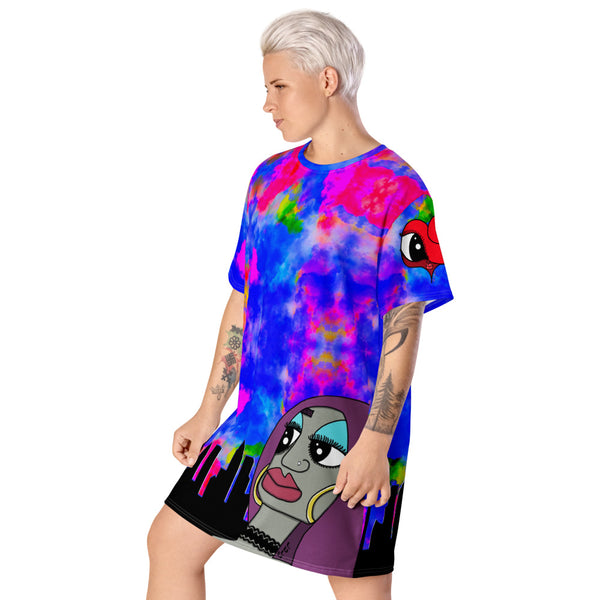 Head in the Clouds T-shirt dress