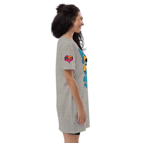 Puddle Love Organic cotton T-shirt Dress